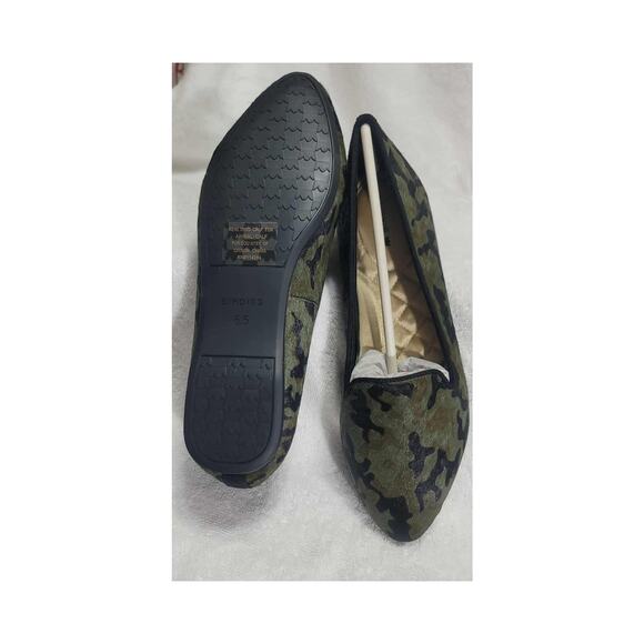NWT Women's Birdies The Blackbird Loafer Flat in Camo Calf Hair size 6.5 Slipper - Picture 4 of 7